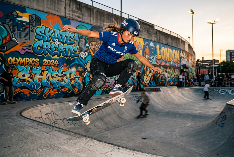 Das ruas ao pódio: a ascensão do skate como esporte olímpico