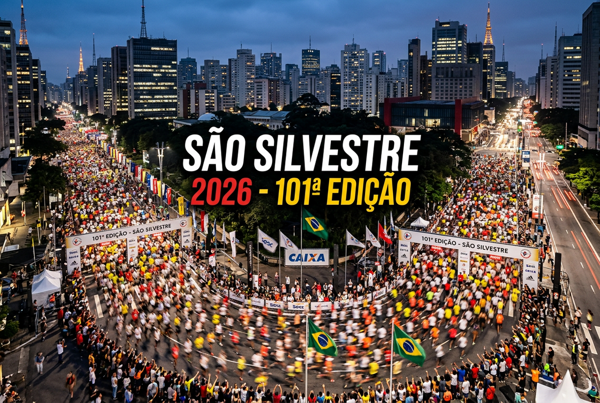 São Silvestre 2026: corrida mais tradicional do Brasil prepara sua 101ª edição com 55 mil vagas